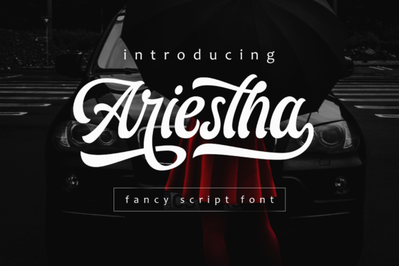 Ariestha Script Font for Makers and Sellers