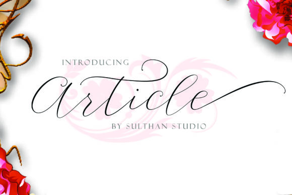 Article Script: A Romantic Handwritten Font Review