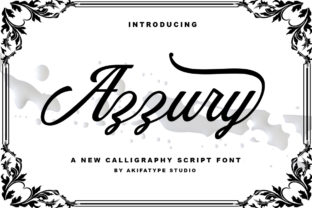 Azzury: The Vintage Script Font for Editorial Design