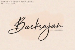 Baekrajan Font: The Ultimate Script for Elegant Branding