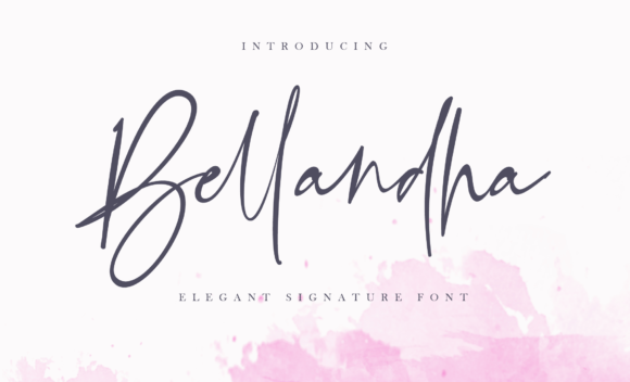 Bellandha Typeface for Elegant Editorial Design