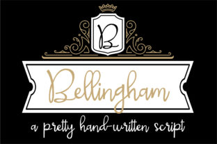 Bellingham: A Handwritten Script Font for Editorial Design