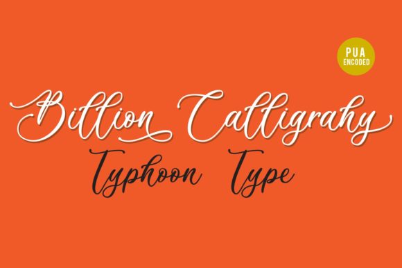 Billion Calligraphy: A Premium Script Typeface for Editorial Design