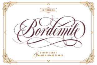 Bordemile: A Luxury Script Typeface for Branding