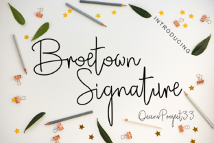 Broetown Signature Typeface for Modern Web Design