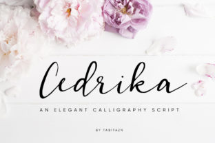 Cedrika: Elevate Your Brand with Elegant Script Fonts