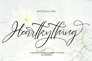 Heartkything Script Font for Campaign Design