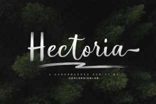 Hectoria Script Font Review for Brand Designers