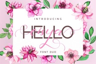 Hello Eisya Duo: A Modern Typeface for Makers