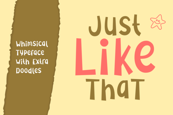 Just Like That Font: Whimsical Script for Creative Designs