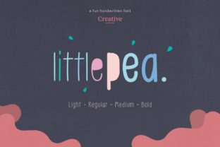 Little Pea: A Unique Script Font for Web Design