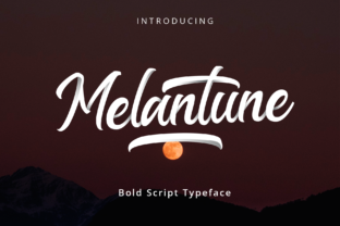 Melantune Font: Bold Script for Campaigns