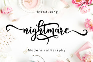 Nightmare Script Typeface for Web Design