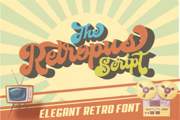 Retropus Script: A Retro Typeface for Digital Branding