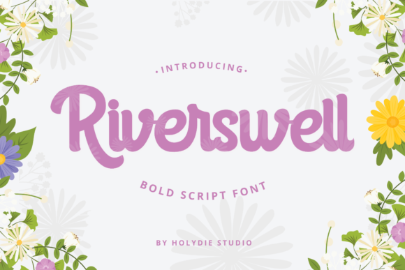 Riverswell Font: Bold Script for Modern Branding