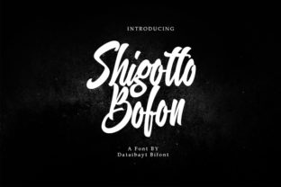 Shigutto Bofon Typeface for Authentic Branding