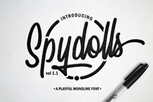 Spydolls Font: The Playful Script for Bold Branding