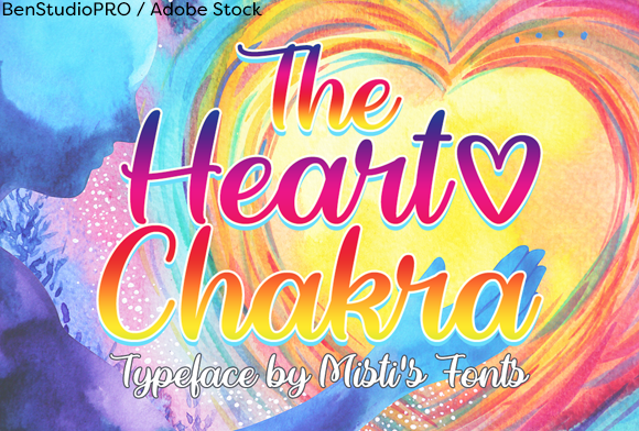 The Heart Chakra: A Soulful Script Font for Marketers