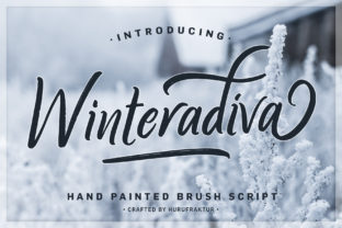 Winteradiva: A Script Font for Cold-Season Branding
