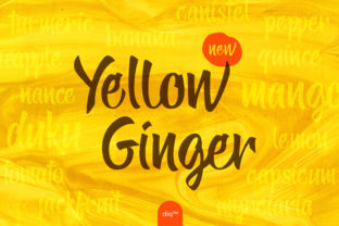Yellow Ginger Font: A Versatile Script for Branding